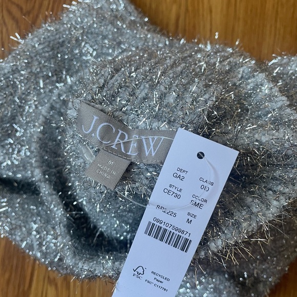 Jcrew Textured metallic sweater shell - Picture 7 of 11